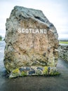 The Border between England and Scotland at Carter Bar - United Kingdom