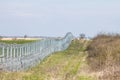 Border fence between Rastina Serbia