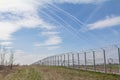 Border fence between Rastina Serbia