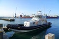 Border Force coastal patrol vessel in port