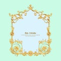 Border, frame, label In baroque, rococo,