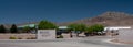 Border Patrol Station, El Paso Texas Entrance and overview Royalty Free Stock Photo