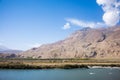 Border river Panj River in Wakhan valley with Tajikistan and AfghanistanÃÂ¯ÃÂ¼ÃâRoad trip on Pamir highway,Taji