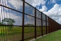 Border Wall in Brownsville TX across from Matamoros, MX