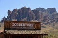 Bordertown Shop at Goldfield Ghost Town Royalty Free Stock Photo