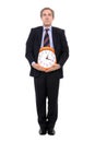 Bored businessman waiting Royalty Free Stock Photo