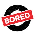 Bored rubber stamp