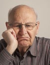 Bored senior man Royalty Free Stock Photo