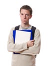 Bored student Royalty Free Stock Photo