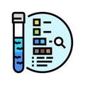 borehole logging hydrogeologist color icon illustration