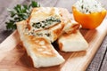 Borek with chard and cheese filling Royalty Free Stock Photo