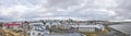 Panoramic view of an Icelandic town