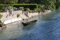 The beautiful village of Borghetto sul Mincio, near Valeggio sul Mincio, Verona, Veneto. Royalty Free Stock Photo