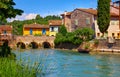 Borghetto Valeggio sul Mincio, Verona, Italy. Italian village Royalty Free Stock Photo