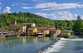 Borghetto water mills Royalty Free Stock Photo