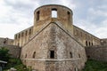 Borgholm Castle Swedish: Borgholms slott today only a ruin of the fortress. Ancient stone medieval baroque fortress. Norman Conq