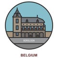 Borgloon. Cities and towns in Belgium Royalty Free Stock Photo
