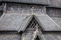 Borgund Stave church. Built in 1180 to 1250, and dedicated to th