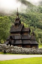 Borgund stave church stavkyrkje in Norway