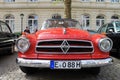 Borgward oldtimer car in Kettwig, district of Essen. Royalty Free Stock Photo