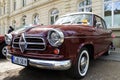 Borgward oldtimer car in Kettwig, district of Essen. Royalty Free Stock Photo