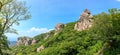 Boriam Buddhist temple scene in Geumsan Mountain, NamhaeBoriam Royalty Free Stock Photo