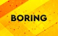 Boring abstract digital banner yellow background