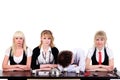 Boring business team Royalty Free Stock Photo