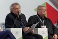 Boris Eifman and Sergey Stadler in the final plenary session of St. Petersburg Cultural Forum