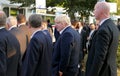 Boris Johnson walking in the park during the Informal OSCE Forei