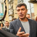 Boris Nemtsov - russian statesman, one of the leaders of opposition during anti-Putin protest.