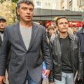 Boris Nemtsov - russian statesman, one of the leaders of opposition during anti-Putin protest.