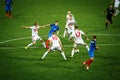 BORISOV - BELARUS, SEPTEMBER 2016 : France national football team in match of World Cup Qual. UEFA Group A.