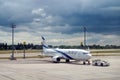 Airplane `Boeing 737-800` of the Israeli airline El Al. Israel`s largest airline, national carrier.