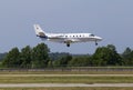 YU-SPB Prince Aviation Cessna 560XL Citation XLS business jet aircraft landing on the runway