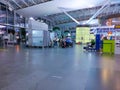 Borispol, Ukraine - September 6, 2020: Departures Hall in International Airport Boryspil or KBP at Borispol, Ukraine