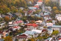 Borjomi, Samtskhe-Javakheti, Georgia. Aerial View Cityscape Of B