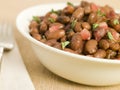 Borlotti Beans Braised in Red Wine