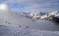 Bormio ski Royalty Free Stock Photo