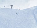 Bormio ski track Royalty Free Stock Photo