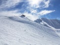 Bormio ski track Royalty Free Stock Photo