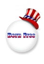 Born Free in America Royalty Free Stock Photo