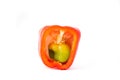 Born pepper-genetically modified vegetable Royalty Free Stock Photo