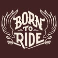 Born to ride t-shirt design Royalty Free Stock Photo