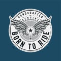 Born to Ride typographic