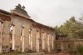 Borne Sulinowo, zachodniopomorskie / Poland - March, 21, 2019: Destroyed officer's house in the former Soviet base in Poland. Royalty Free Stock Photo