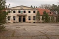 Borne Sulinowo, zachodniopomorskie / Poland - March, 21, 2019: Destroyed officer's house in the former Soviet base in Poland. Royalty Free Stock Photo