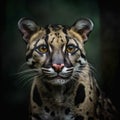 Bornean clouded leopard Generative AI