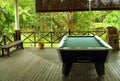 Borneo. Jungle Lodge Pool Table