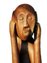 Borneo. Male Stone / Plaster Sculpture (4of6)